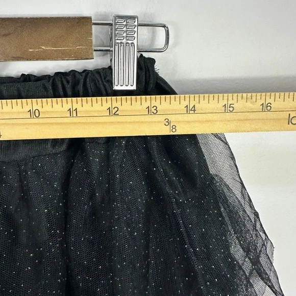 Hot Topic Fairy Grunge Black Tulle Mini Skirt Whimsigoth Mall Goth Alt One Size - Picture 4 of 5